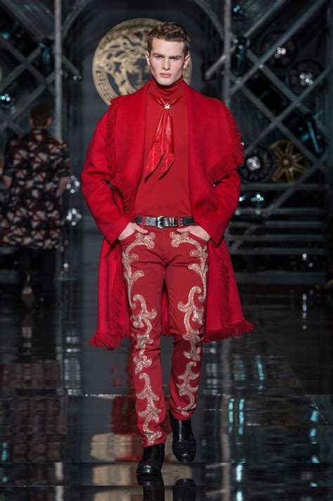 versace menswear hitosry|versace men's apparel.